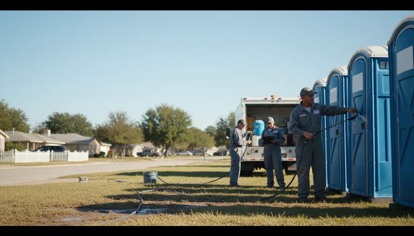Long-Term Portable Toilet Rental in Lyons, KS near me